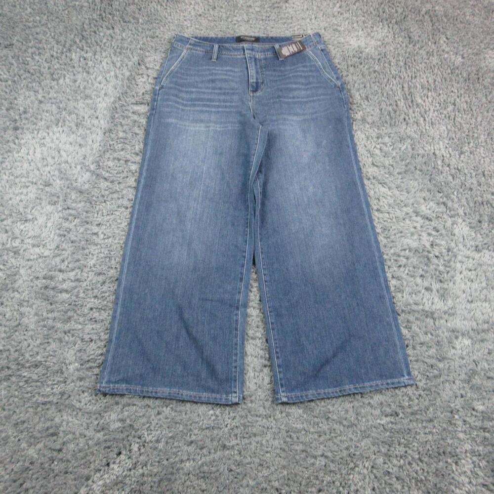 Liverpool Los Angeles Jeans Womens 12 Blue Wide Leg High Rise 34x29.5* NWT